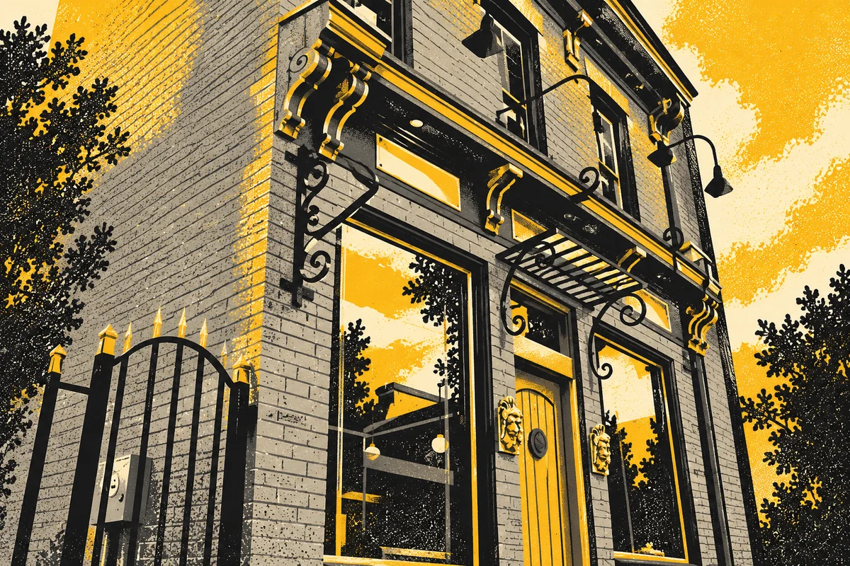 Side Street illustrated interpretation of Alla Famiglia