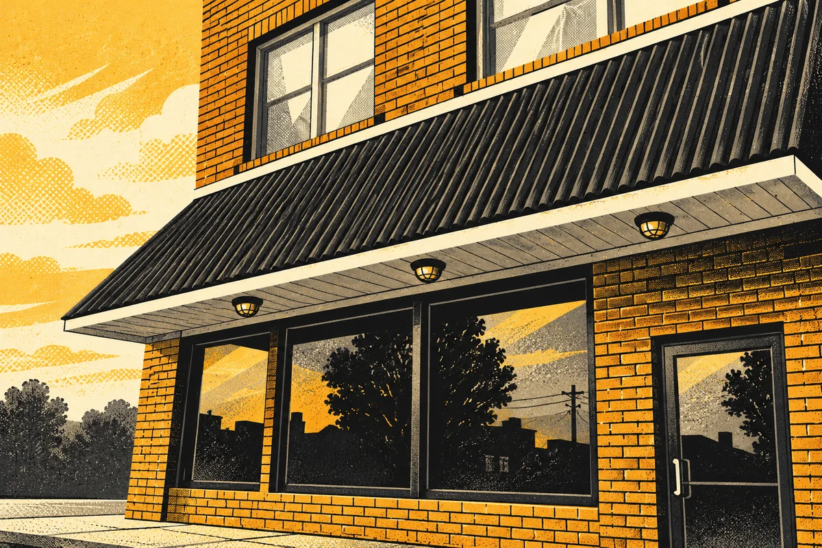 Illustrated interpretation of Athens Family Restaurant