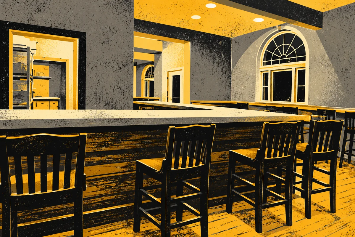 Illustrated interpretation of Back Alley Brewing