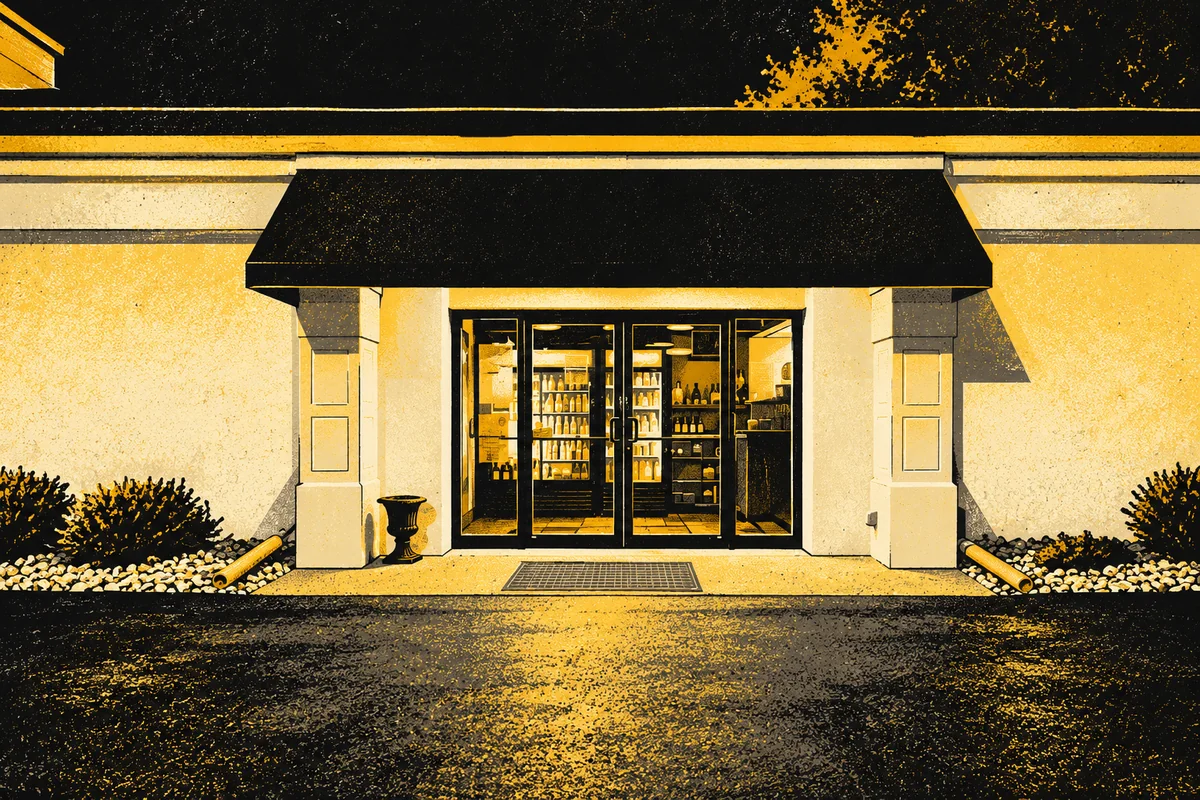 Side Street photo-referenced illustration of Bellisario’s Restaurant.
