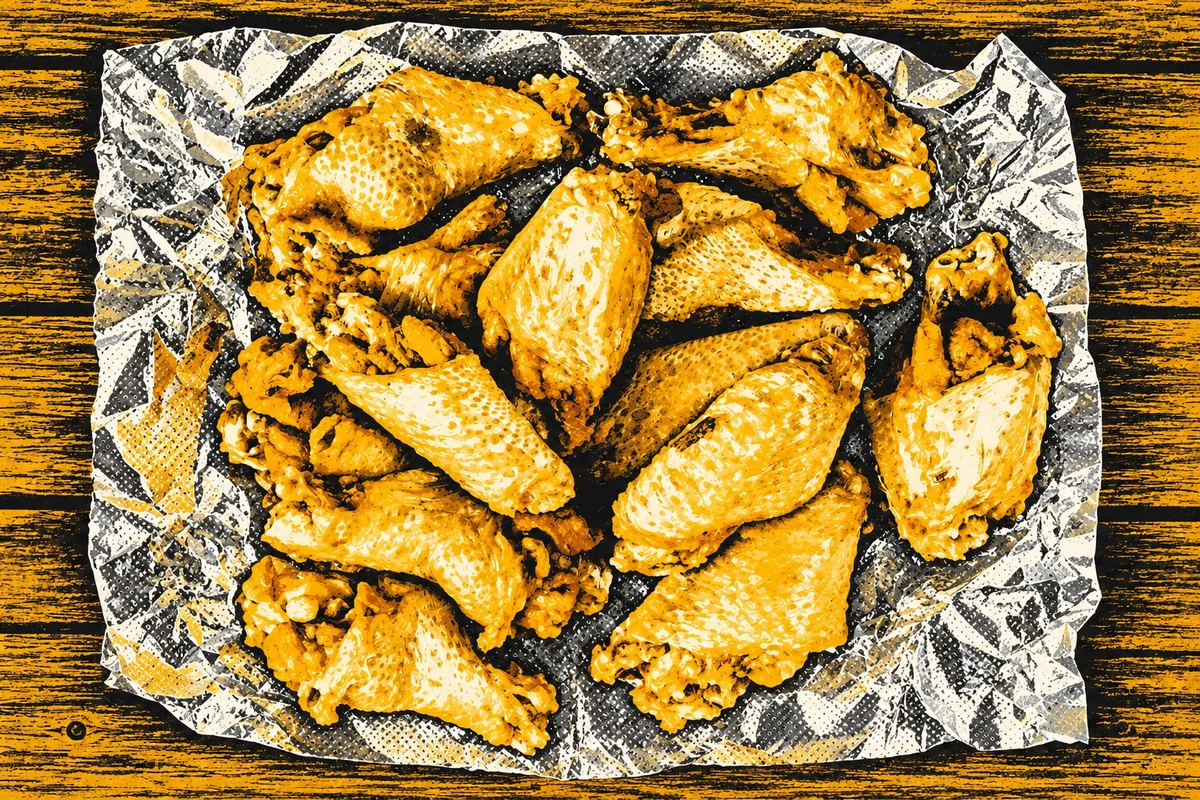 Side Street photo-referenced illustration of Big Shot Bob’s House of Wings — Bethel Park.