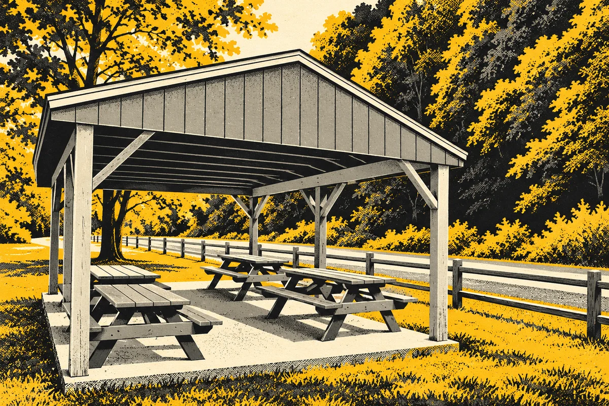 Side Street illustrated interpretation of Montour Trail — Montour Road